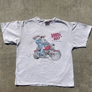 ~vintage (HARE-LY) Harley Davidson tee (born to be a wild hare)